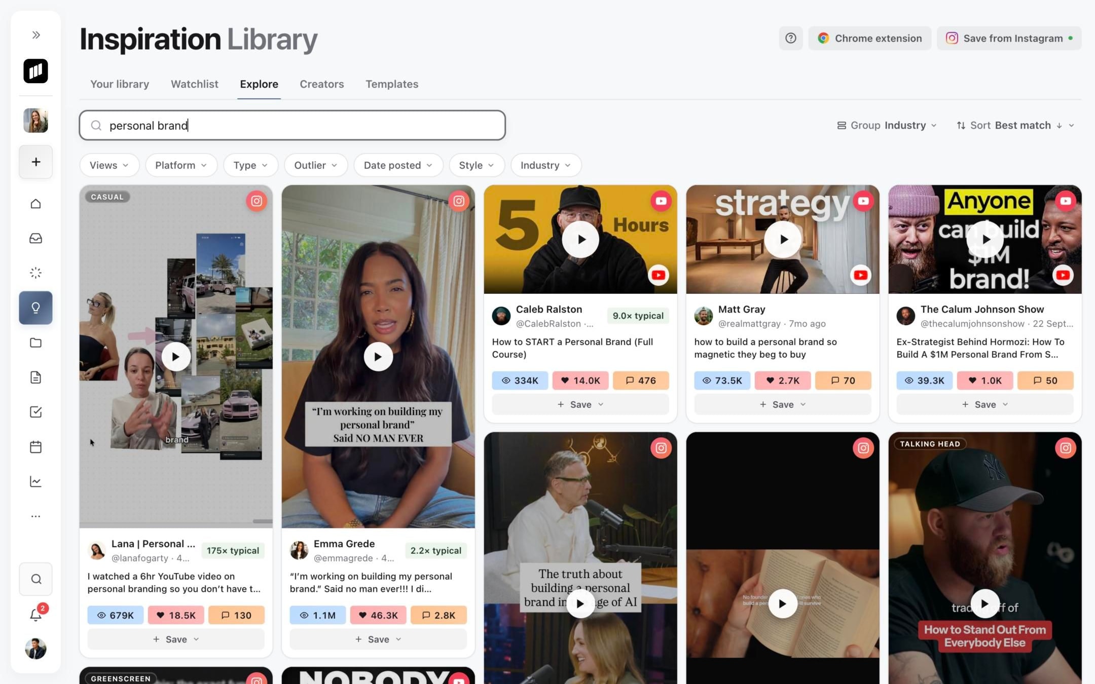 Explore search results for personal brand, sorted by Best match